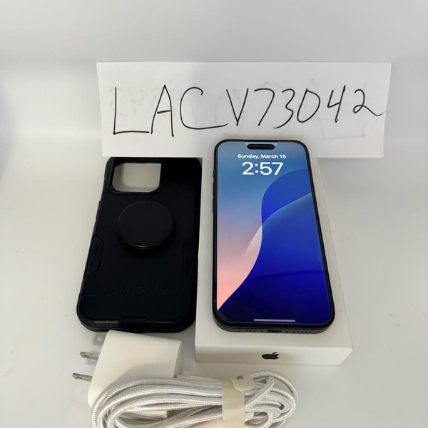 Apple iPhone 15 Pro - Unlocked, 256 GB, Black, A2848