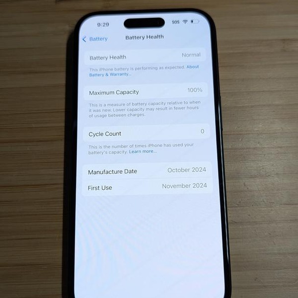 Apple iPhone 16 - Unlocked, 128 GB, Black, A3081