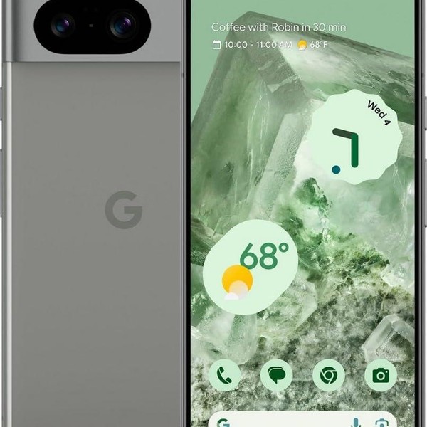 Google Pixel 8 - Unlocked, 256 GB, Hazel, 8 GB, G9BQD, Sub-6 5G
