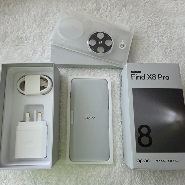 Oppo Find X8 Pro - Unlocked Non-US, 512 GB, Pearl White, 16 GB