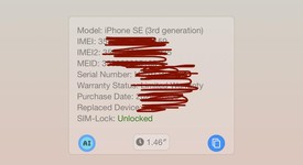 New
													Apple iPhone SE 3rd Gen 2022 - Unlocked, Midnight, 64 GB, A2595, photo 3 of 5