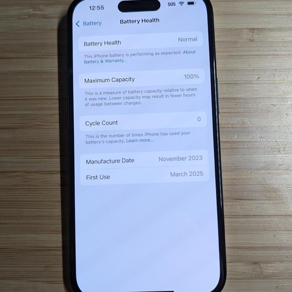 Apple iPhone 15 - Unlocked, 128 GB, Black, A2846