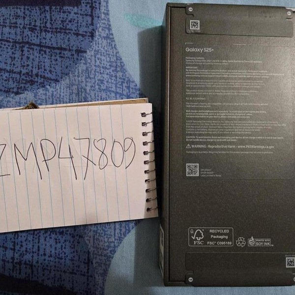 Samsung Galaxy S25 Plus - Unlocked, 256 GB, Navy Blue, 12 GB, SM-S936U1