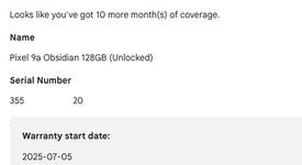 Mint
													Google Pixel 9a - Unlocked, Obsidian, 128 GB, 8 GB, photo 2 of 17