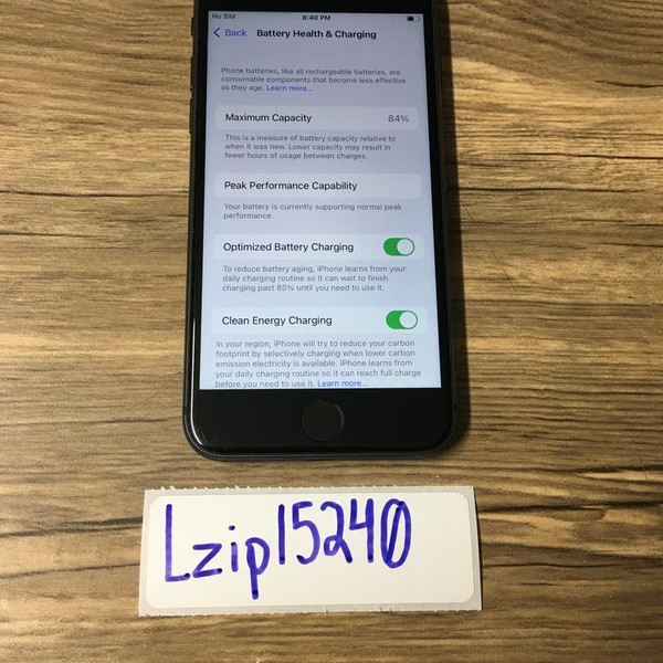 Apple iPhone 8 - Unlocked, 64 GB, Gray, A1863