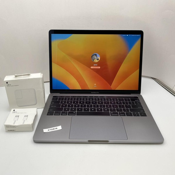 MacBook Pro 2017 (With Touch Bar) - 13 inch - 256 GB, Gray, 8 GB, Intel Core i5