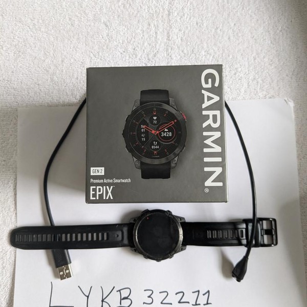Garmin epix Gen 2 - Black, Sapphire