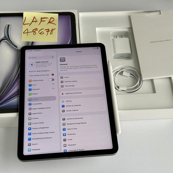 Apple iPad Air 11 inch (M2) 2024 - Wi-Fi, 256 GB, Gray, A2902