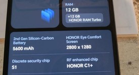 Mint
													Honor Magic6 Pro - Unlocked Non-US, Black, 512 GB, 12 GB, photo 5 of 9