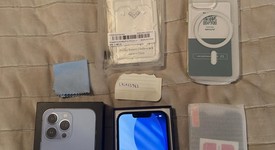 Good
													Apple iPhone 13 Pro - Unlocked, Sierra Blue, 128 GB, A2483, photo 1 of 14