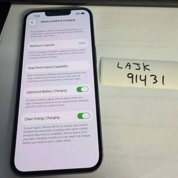 Apple iPhone 14 - Unlocked, 128 GB, Blue, A2649