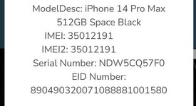 New
													Apple iPhone 14 Pro Max - Unlocked, Black, 512 GB, A2651, photo 2 of 7