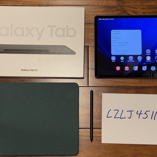 Samsung Galaxy Tab S9 Plus - Wi-Fi, Graphite, 256 GB, 12 GB, SM-X810
