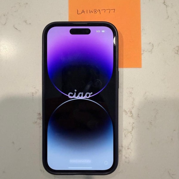 Apple iPhone 14 Pro - Unlocked, 256 GB, Purple, A2650