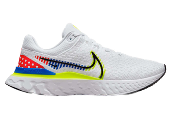 Nike React Infinity Run Flyknit 3 Premium White Volt Racer Blue for sale