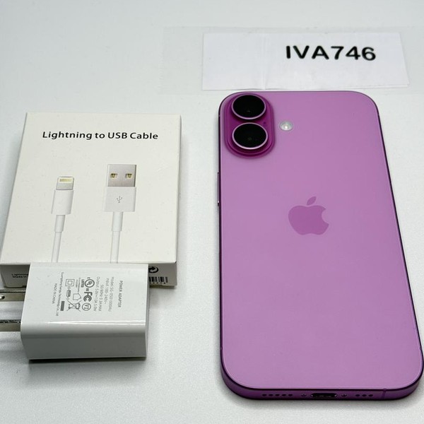 Apple iPhone 16 - Unlocked, 128 GB, Pink, A3081