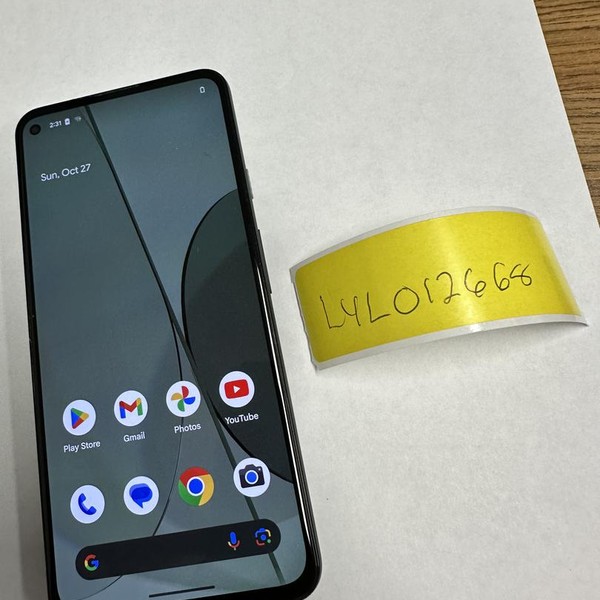 Google Pixel 5a 5G - Unlocked, 128 GB, Black, 6 GB