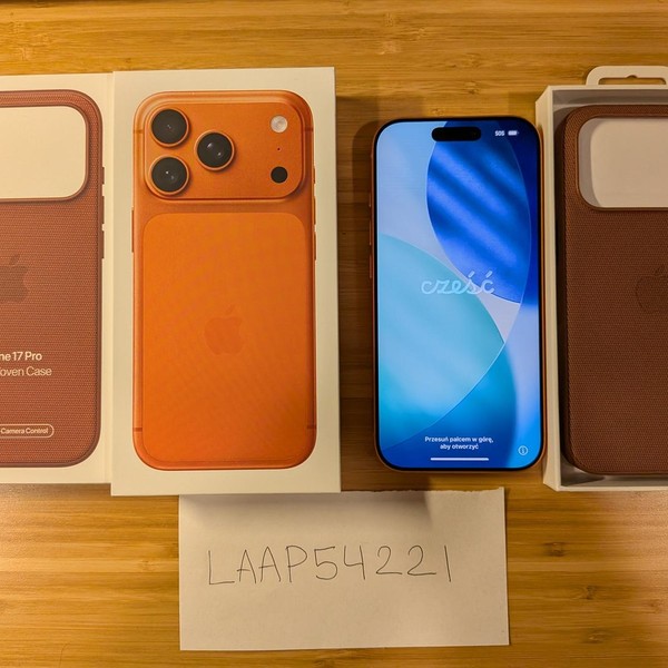 Apple iPhone 17 Pro - Unlocked, 256 GB, Cosmic Orange, A3256