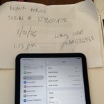 Mint Apple iPad Mini 7th Gen - Unlocked, Gray, 128 GB, A2995