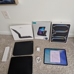 Mint Apple iPad Pro 13 inch (M4) 2024 - Wi-Fi, 2 TB, Black, 16 GB, A2925, Standard Glass