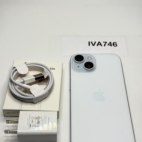 Apple iPhone 15 - Unlocked, 128 GB, Blue, A2846