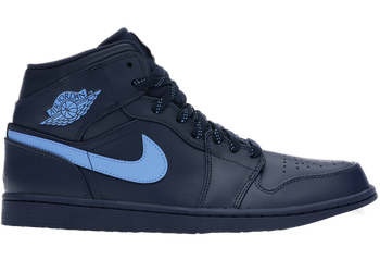 Jordan 1 Retro Mid Obsidian University Blue for sale