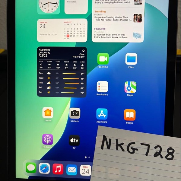 Apple iPad (7th Gen) - Wi-Fi, 32 GB, Gray, A2197