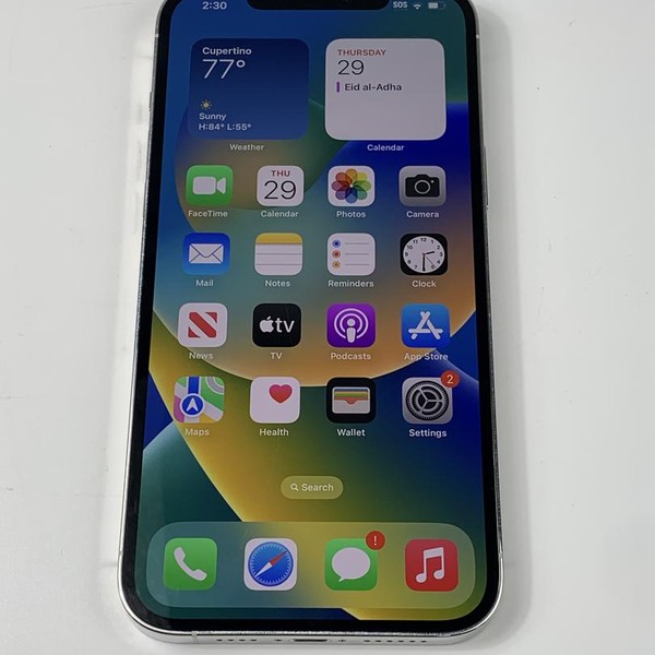 Apple iPhone 12 Pro Max - Unlocked, Silver, 128 GB, A2342