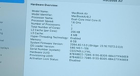 Good
													MacBook Air 2019 - 13" - I5, Gold, 128 GB, 8 GB, photo 4 of 9