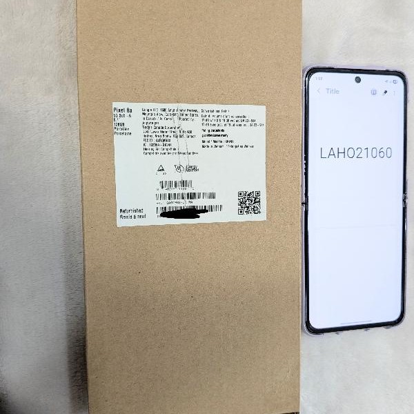 Google Pixel 8a - Unlocked, 128 GB, Porcelain, 8 GB, GKV4X, Sub-6 5G