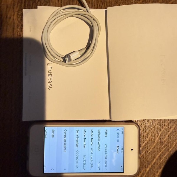 Apple iPod Touch 7th Gen - Wi-Fi, 128 GB, Red