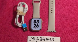 Good
													Apple Watch Series 7 45mm - Unlocked, Starlight, A2477 - Cellular, Nike, photo 1 of 9