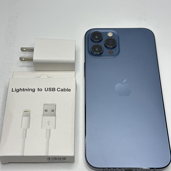 Apple iPhone 12 Pro Max - Unlocked, 256 GB, Pacific Blue, A2342