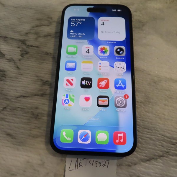 Apple iPhone 15 - T-Mobile, 128 GB, Black, A2846