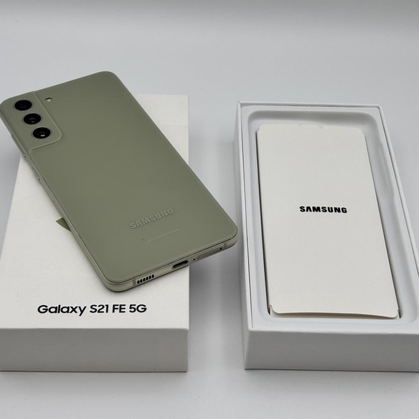 Samsung Galaxy S21 FE 5G - Unlocked, 128 GB, Olive, 6 GB, SM-G990U1