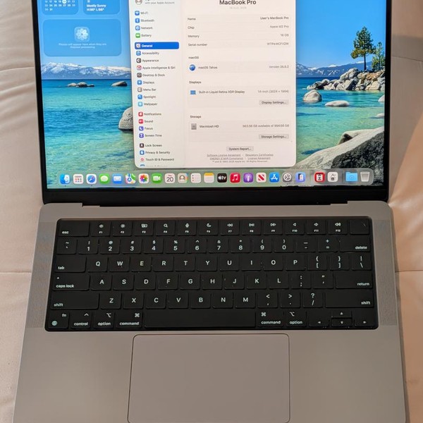 MacBook Pro 2023 - 14 inch - 1 TB, Gray, 16 GB, Apple M2 Pro 12-core
