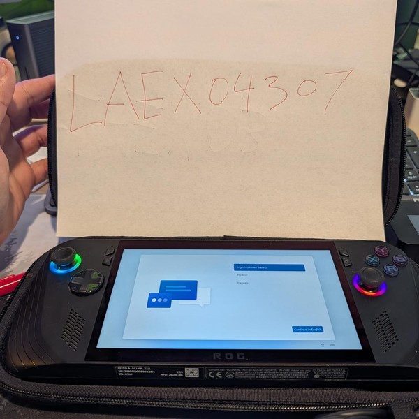 Asus ROG Ally X - 1 TB, Black, 24 GB, AMD Ryzen Z1 Extreme