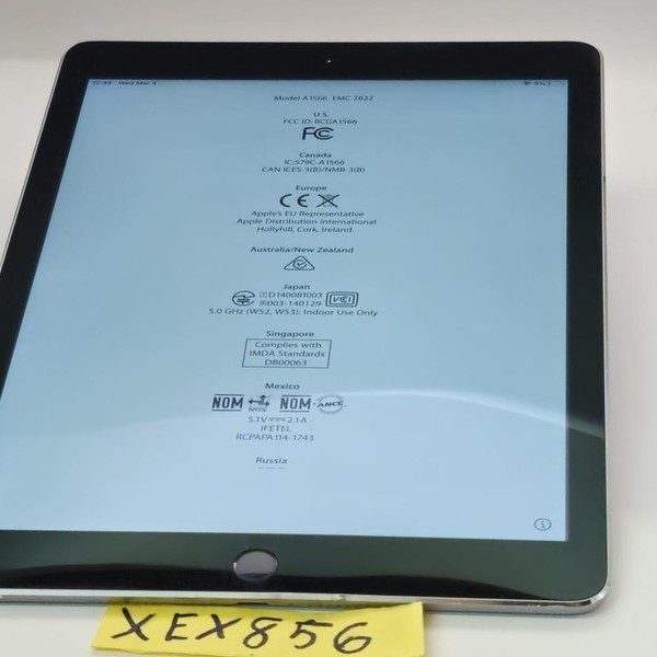 Apple iPad Air 2 - Wi-Fi, 128 GB, Gray