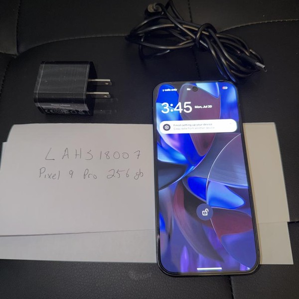 Google Pixel 9 Pro - Unlocked, 256 GB, Obsidian, 16 GB, GR83Y