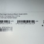 New Apple Magic Keyboard for iPad Pro - Black