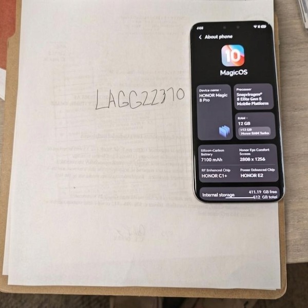 Honor Magic8 Pro - Unlocked Non-US, 512 GB, Gold, 12 GB
