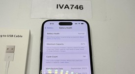 Good
													Apple iPhone 15 - Unlocked, Black, 128 GB, A2846, photo 2 of 5