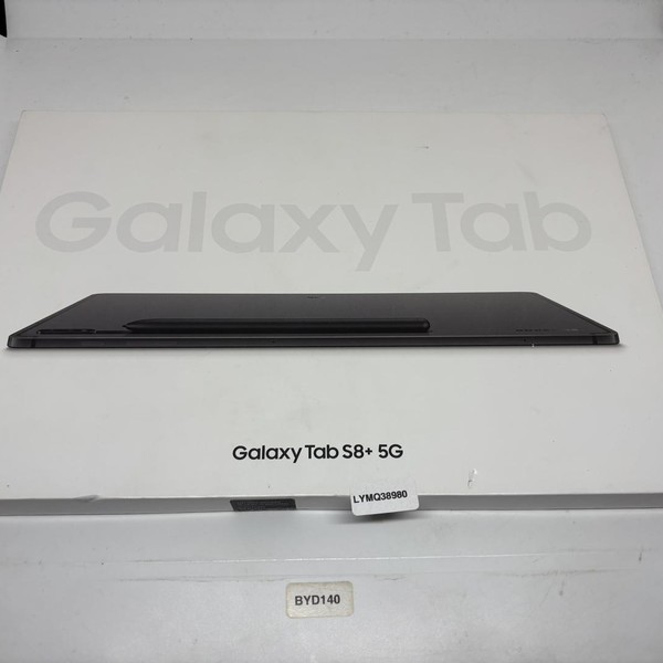 Samsung Galaxy Tab S8 Plus - Verizon, 128 GB, Graphite, 8 GB, SM-X808U, 5G