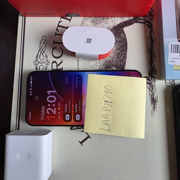 OnePlus 15 - Unlocked, 512 GB, Infinite Black, 16 GB