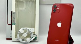 Mint
													Apple iPhone 11 - Unlocked, Red, 64 GB, A2111, photo 1 of 5