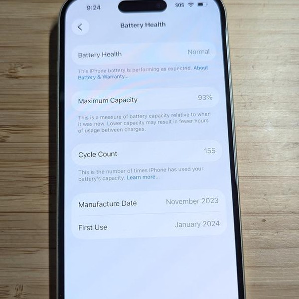 Apple iPhone 15 - Unlocked, 128 GB, Yellow, A2846