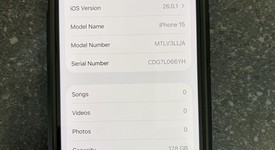 Good
													Apple iPhone 15 - Unlocked, Black, 128 GB, A2846, photo 4 of 6