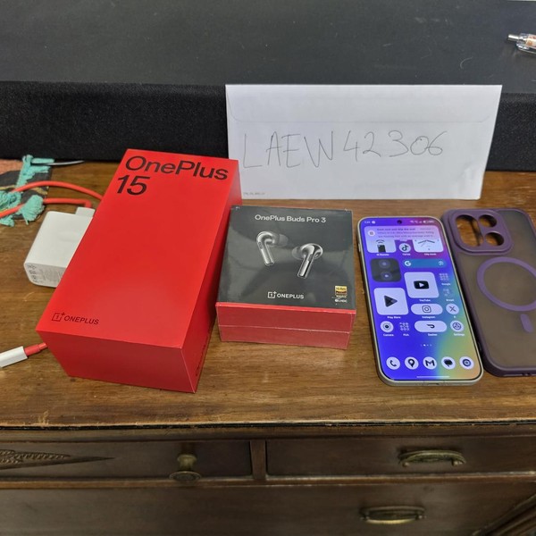 OnePlus 15 - Unlocked, 512 GB, Sand Storm, 16 GB