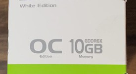 New
													Asus GeForce RTX 3080 - ROG-STRIX-RTX3080-O10G-WHITE, Strix White OC, photo 4 of 4