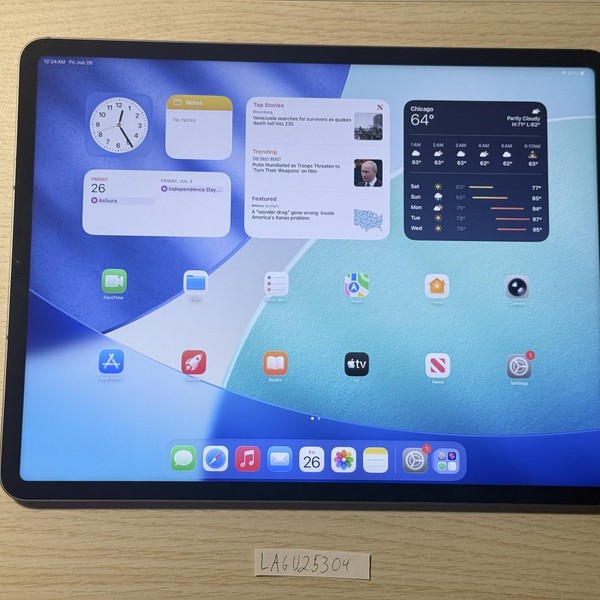 Apple iPad Pro 12.9 inch 6th Gen 2022 - Unlocked, 128 GB, Gray